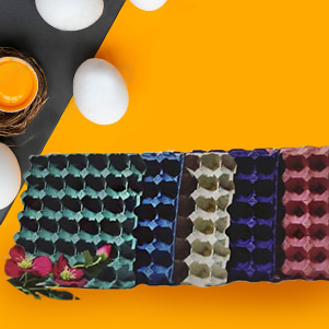 تصویر 1 از شانه تخم مرغ رنگی فانتزی جذاب مناسب چیدمان